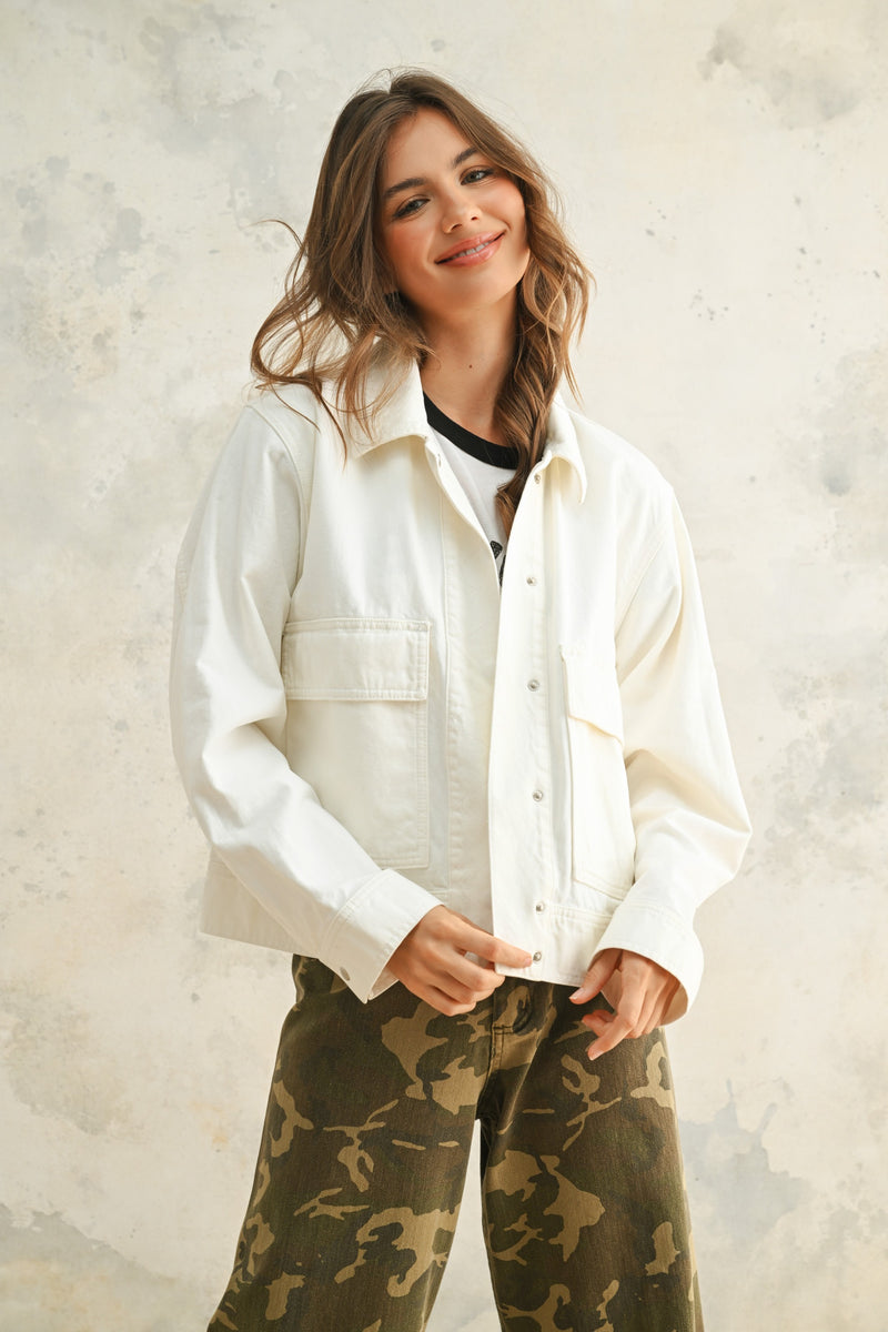 ジャケット・アウター Archive miu miu cotton work jacket white 210000038616_1200x1200.jpg?v=