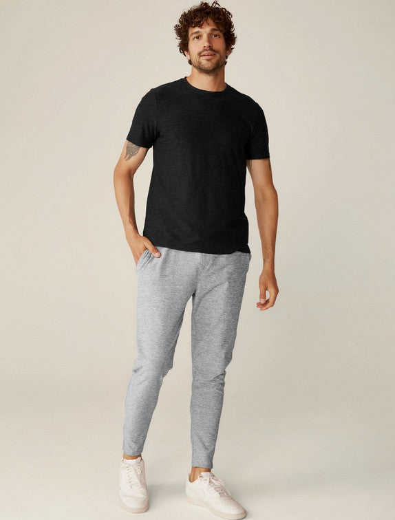 Beyond Yoga Men - Take It Easy Pant - CLOUD GRAY HEATHER