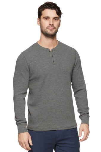 CHATSWORTH LS WAFFLE HENLEY