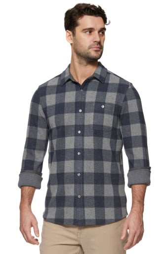 THATCHER LS HERO KNIT FLANNEL SHIRT