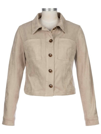 MATILDA - CROP TRUCKER JACKET W/ PATCH POCKETS