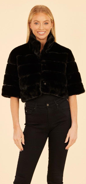 D/C Faux Fur S/S Jacket (75333)