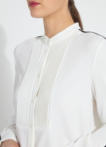 Josephine Tuxedo Shirt