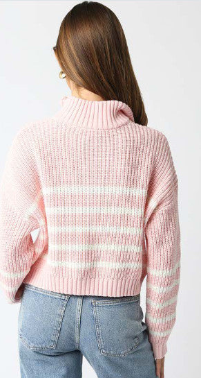 Olivaceous Stripe Sweater  JT2024-211