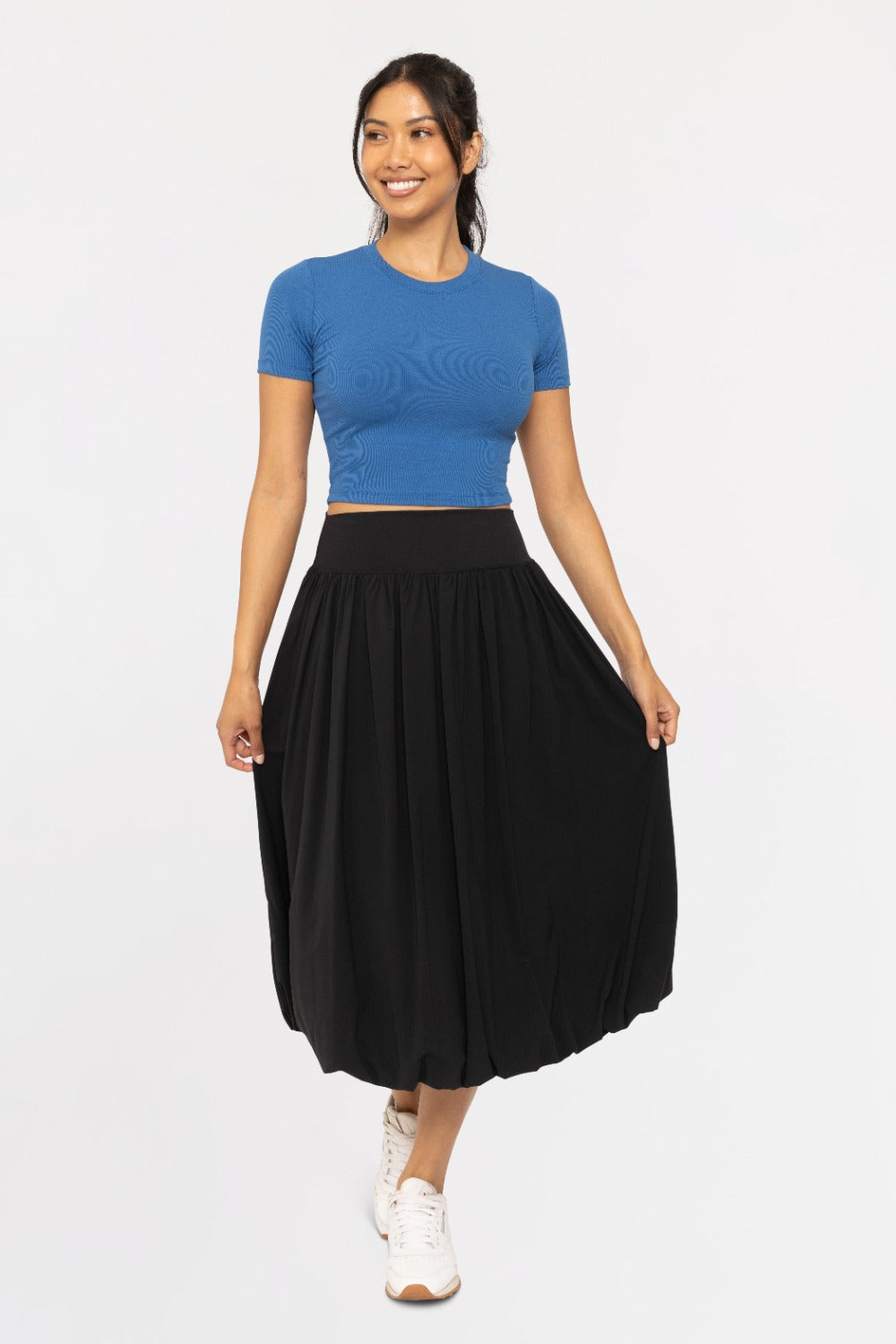 Mono B Midi Bubble Skirt (AS7642)