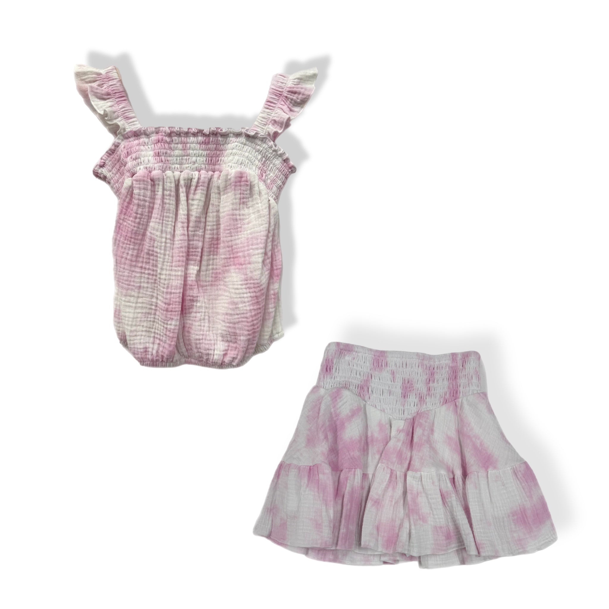 FBZ Gauze Skort - PINK TYE DYE (CH10)