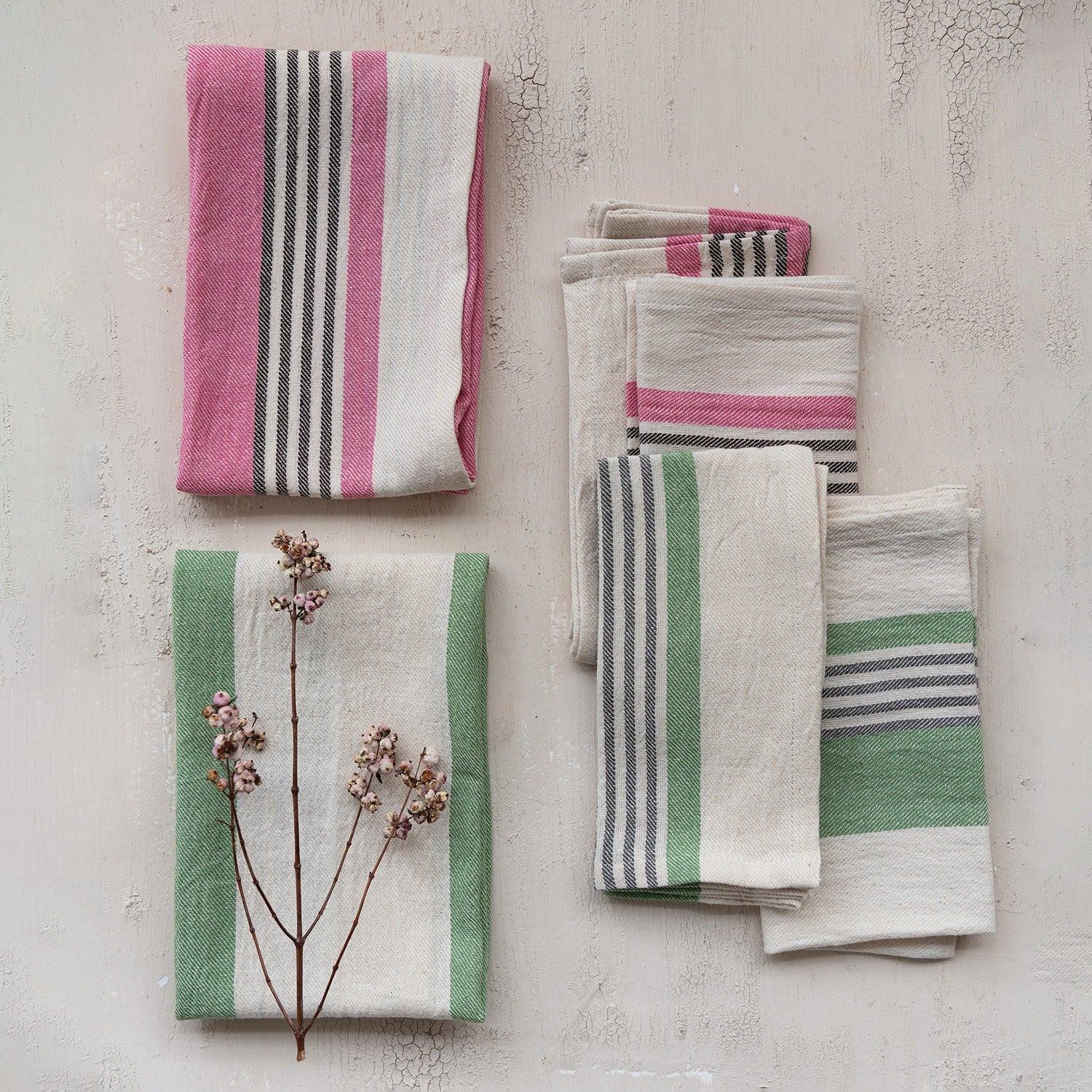 Cotton Kitchen Towel - Pastel 2 pack