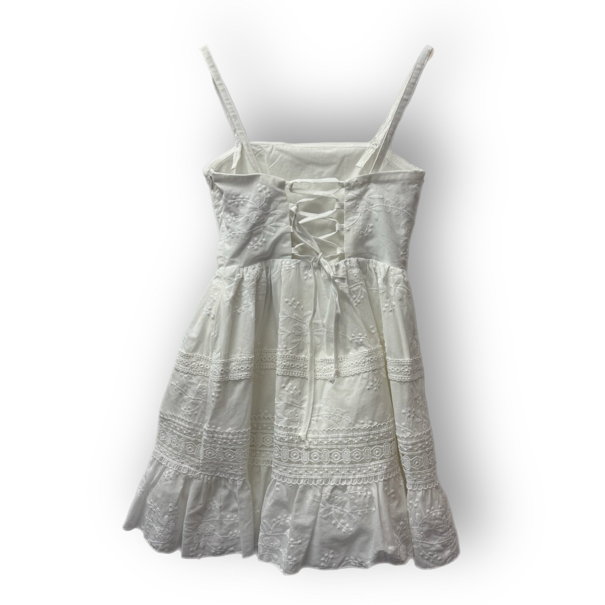 Katie J *GIRLS* Bridget Dress WHITE