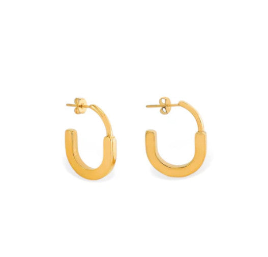 S8E021 - Water Resistant Earrings - Gold - GD