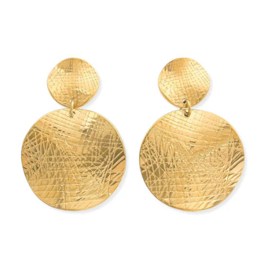 S9E001 - Water Resistant Earrings - Gold - GD