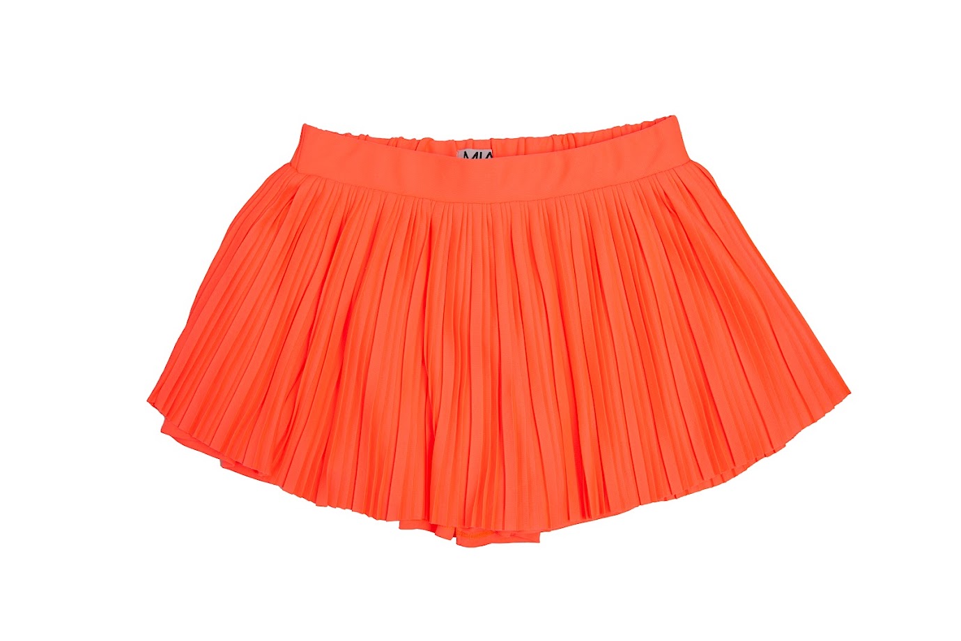 Mia - Girls' Tennis Skort - Neon Orange