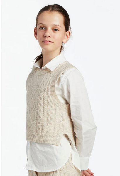 Tractr Girls Sweater Set Top