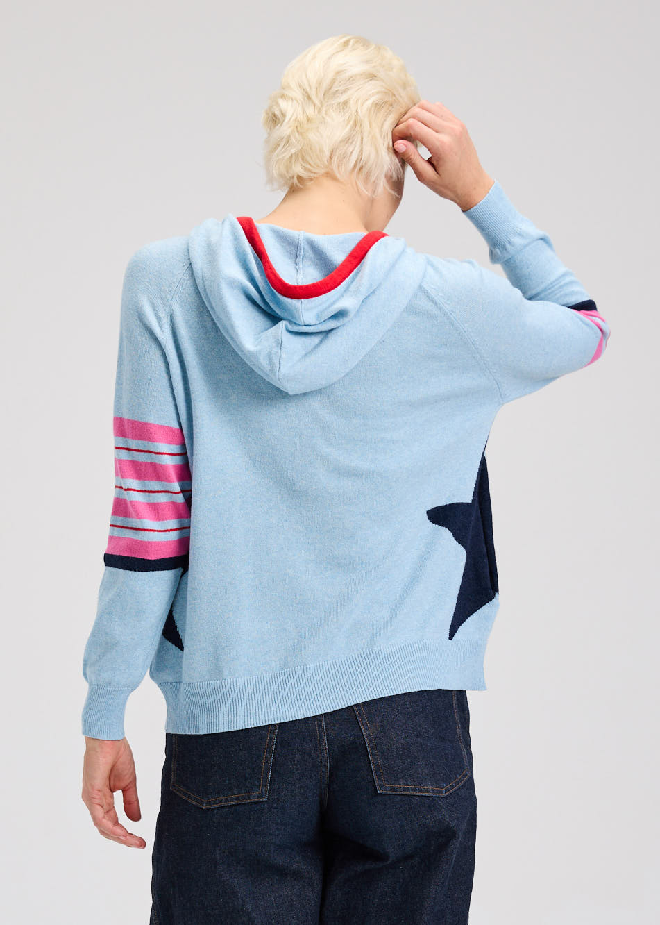 Z&P Star Hoodie (ZP7537U) SKY