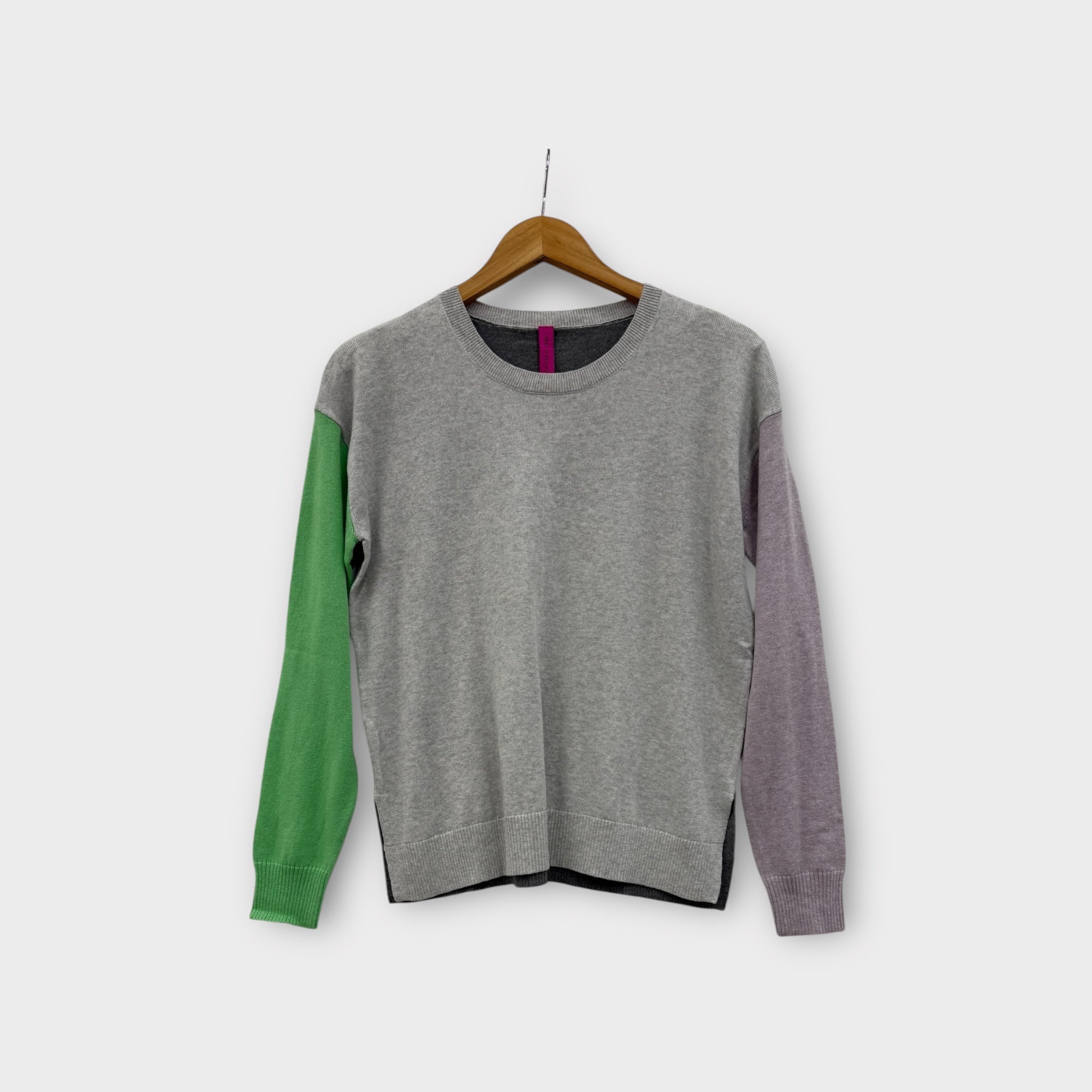 Z&P Elbow Intarsia Sweater (ZP7511U) MARL