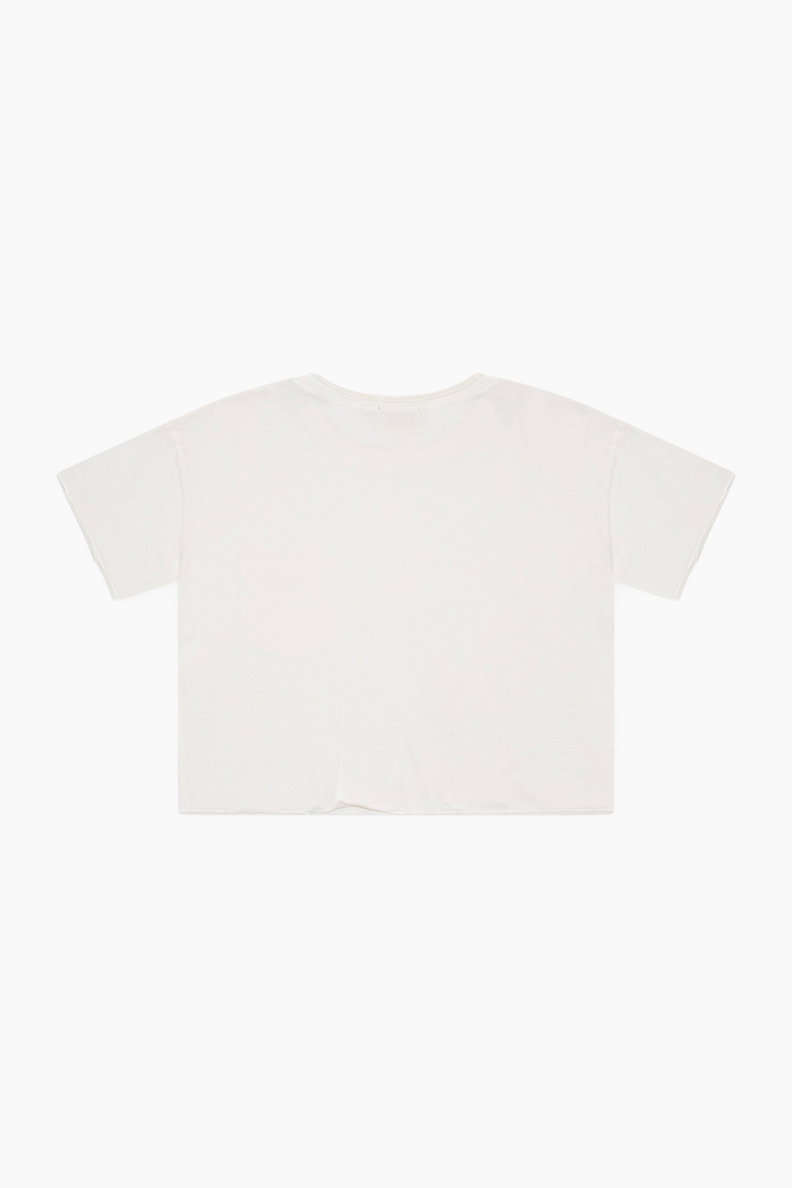 COTTON JERSEY RAW EDGE POCKET TEE (girls)