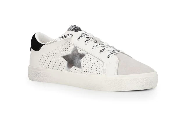 Vintage Havana Gadol Sneaker - White Grey w Star
