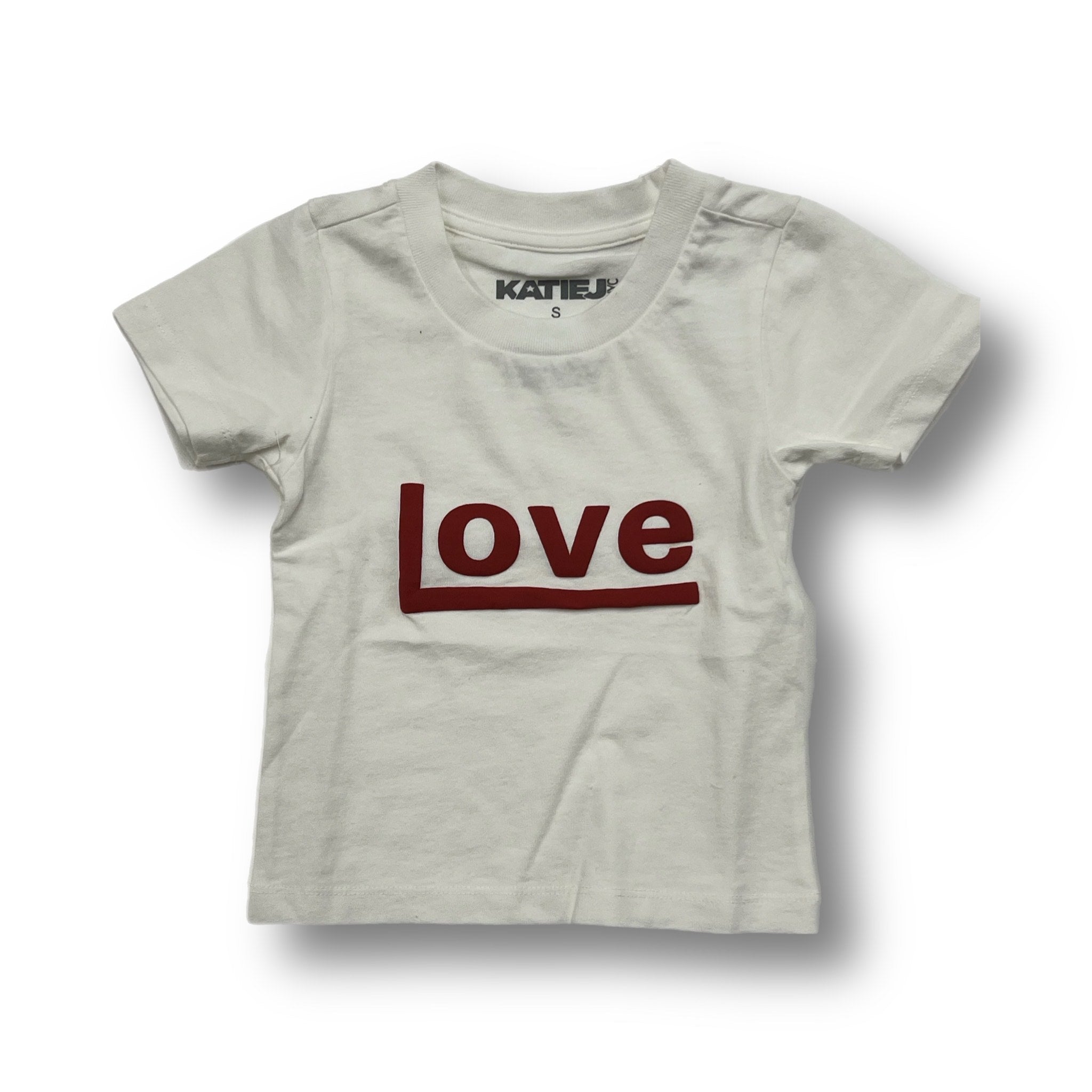Katie J *GIRLS* Love Tee Vint White