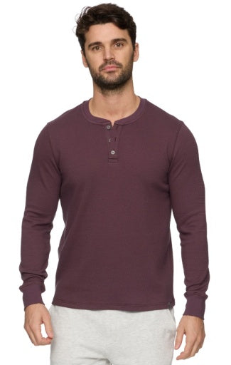 CHATSWORTH LS WAFFLE HENLEY