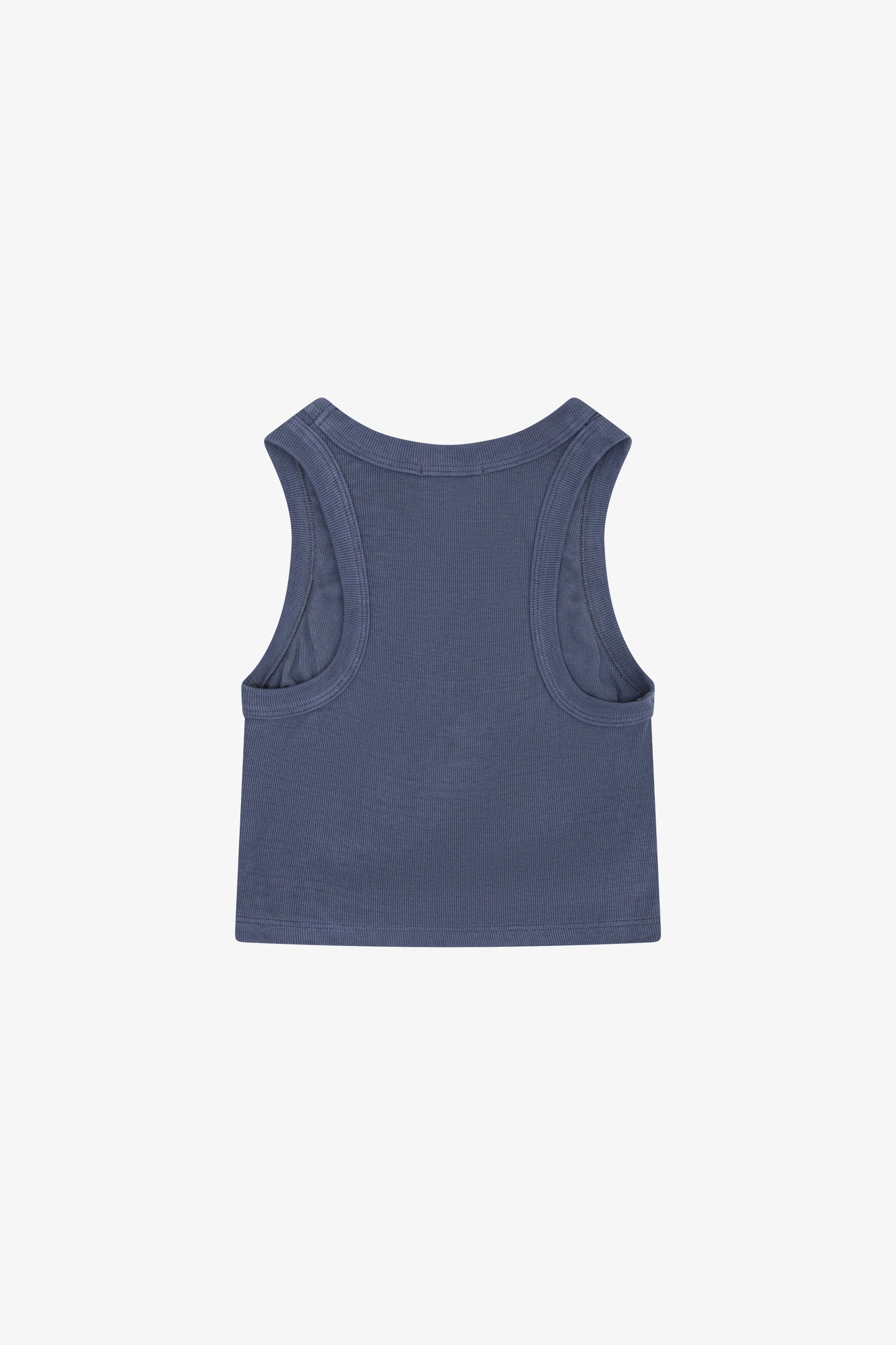 RAYON RIB SHIRRED SLEEVELESS TANK (girls)