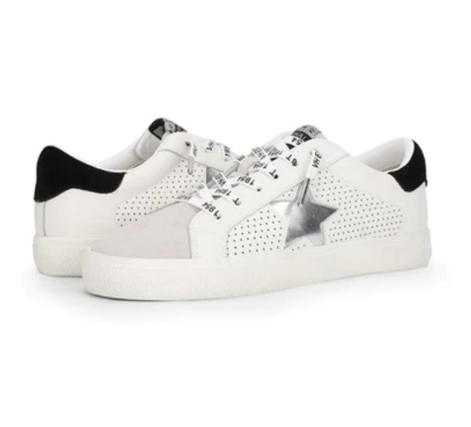 Vintage Havana Gadol Sneaker - White Grey w Star