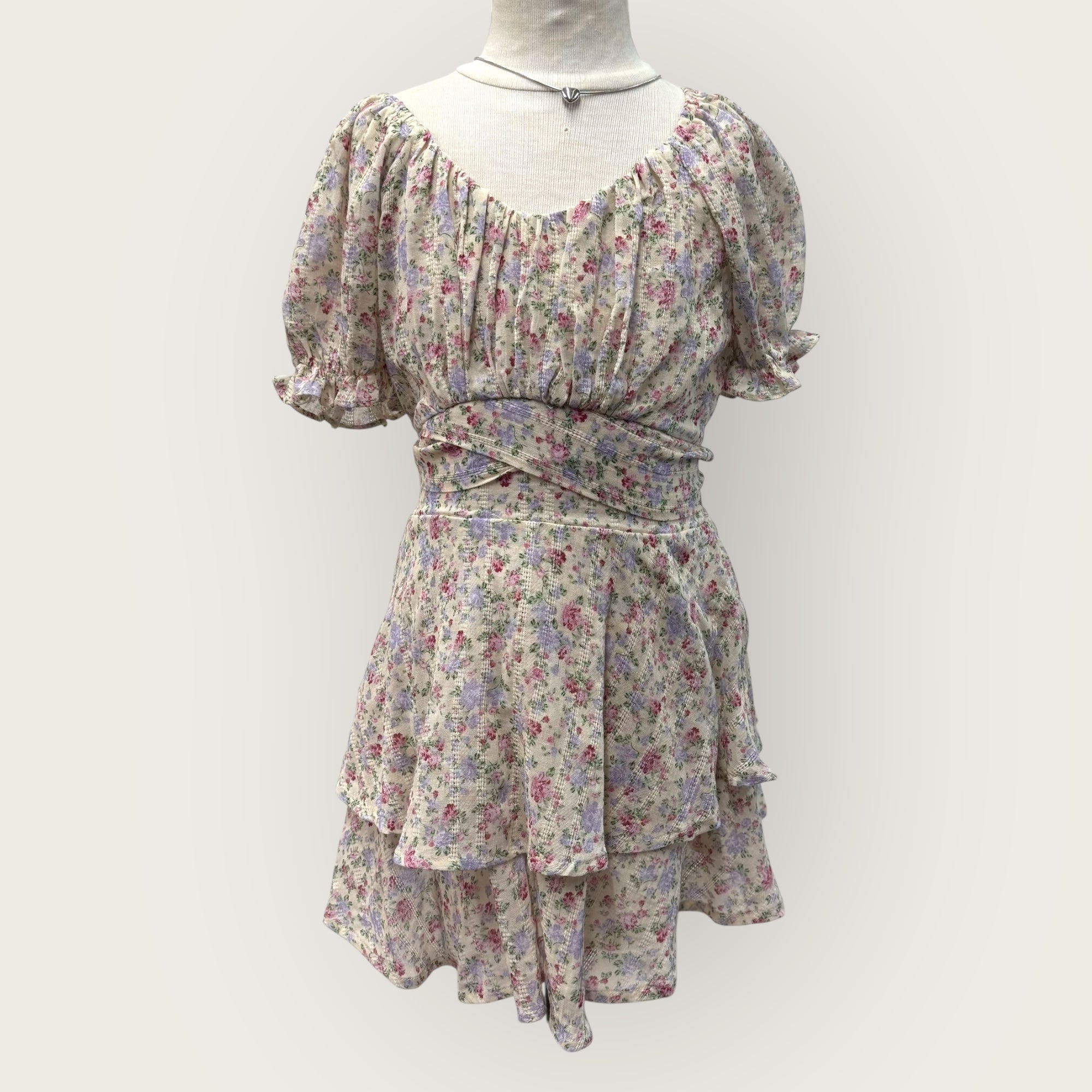Katie J *GIRLS* Delilah Dress MULBERRY BOUQUET
