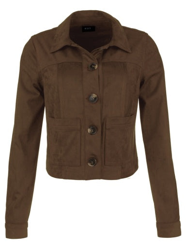 MATILDA - CROP TRUCKER JACKET W/ PATCH POCKETS