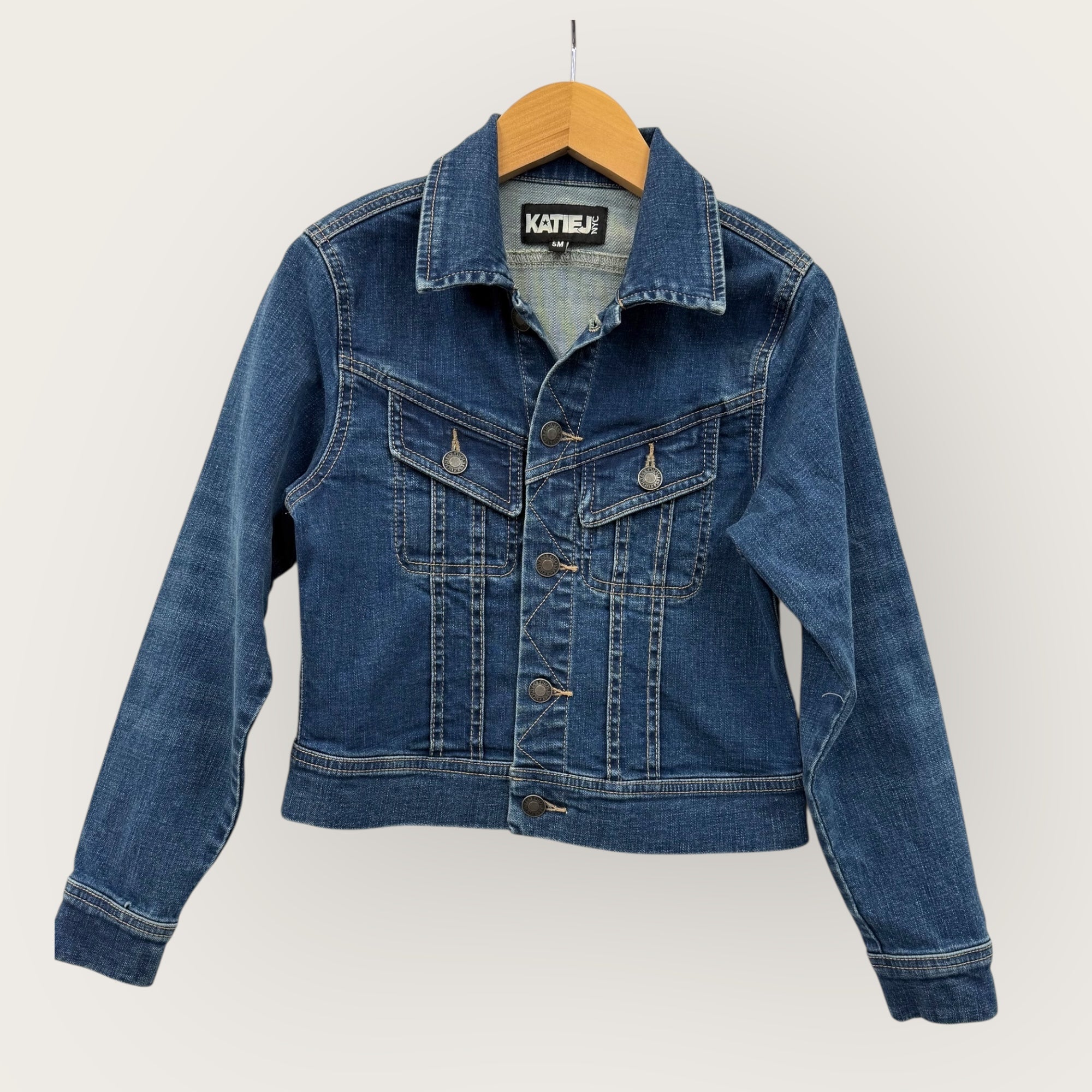 KatieJ Junior/Adult - Dallas Denim Jacket DK WASH