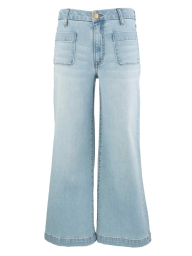MEG HIGH RISE WIDE LEG W PATCH PKTS REG HEM