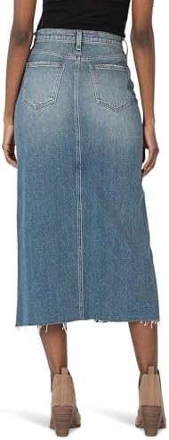 JEN SKIRT A-LINE -5 PKTS-FRT SLIT