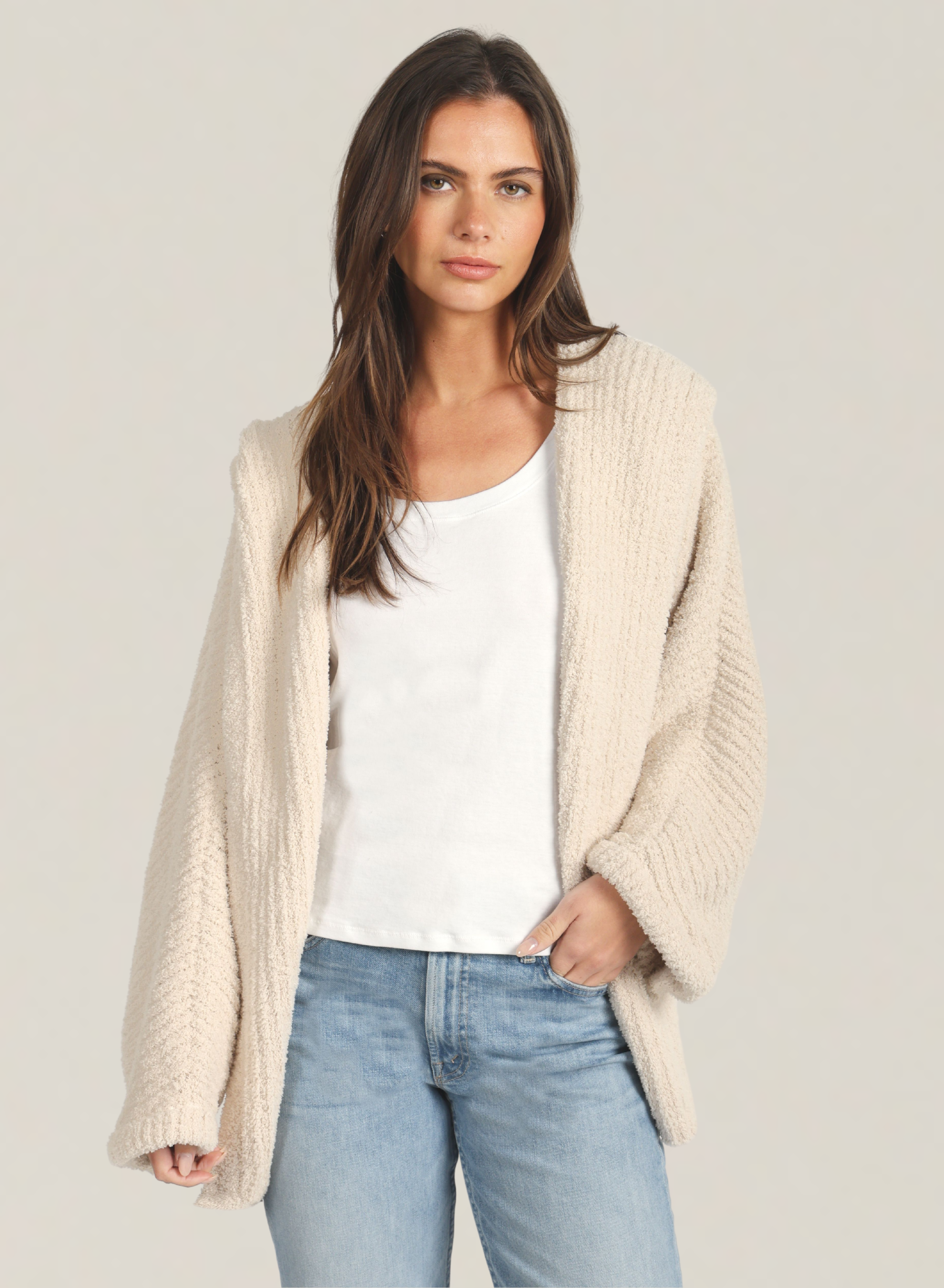 Dylan Cozy Hoody - OATMEAL