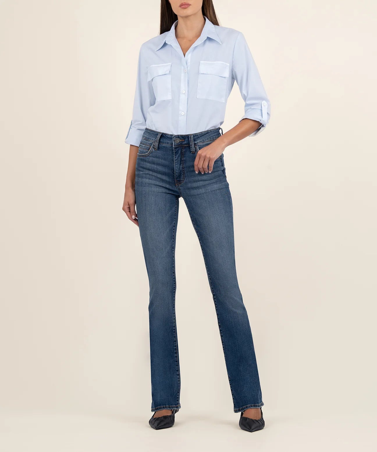 NATALIE HIGH RISE FAB AB BOOTCUT