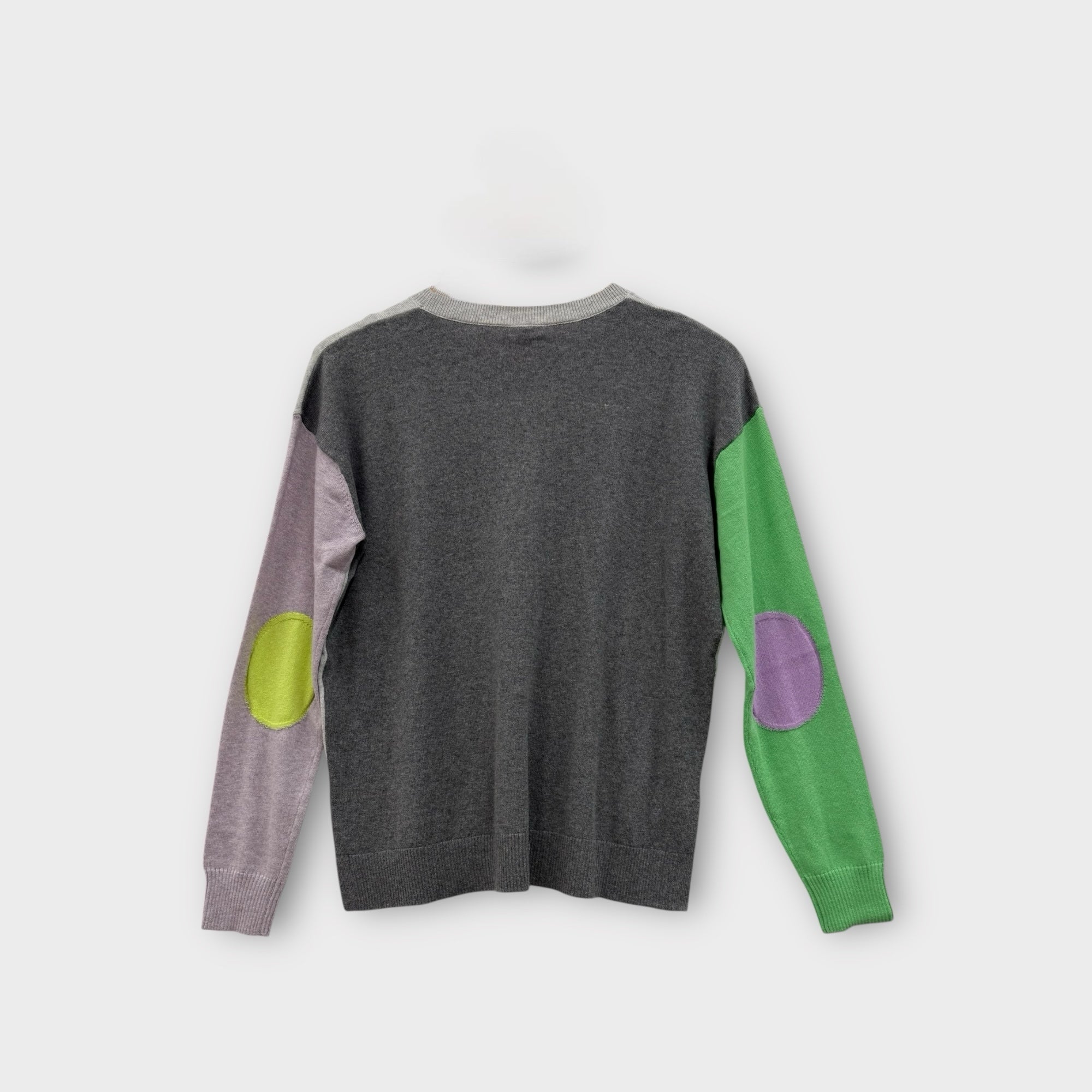 Z&P Elbow Intarsia Sweater (ZP7511U) MARL