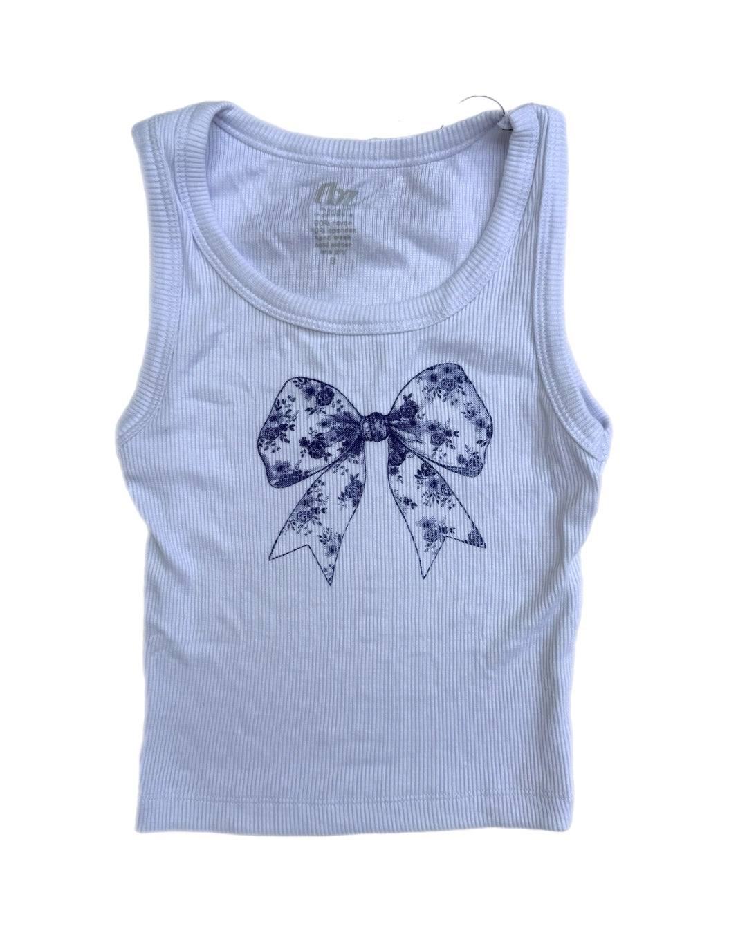 FBZ Tank (2T57) - WHITE W NAVY BOW