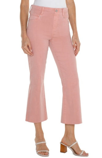 Gia Glider Crop Flare w back plt 25.5in ins