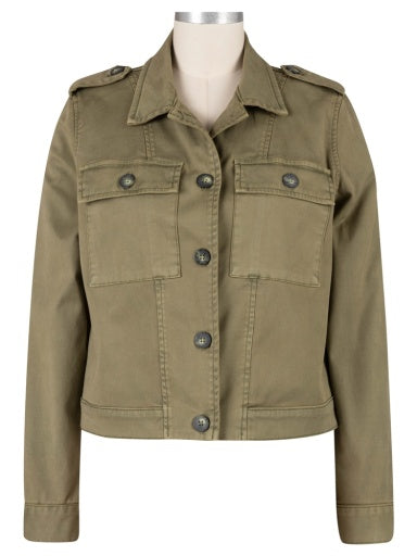 ROSALYN -TRUCKER JACKET W/ FLAP POCKETS