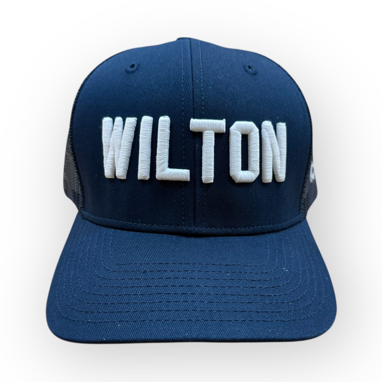 Wilton Hat - Trucker - NAVY (White Thread)