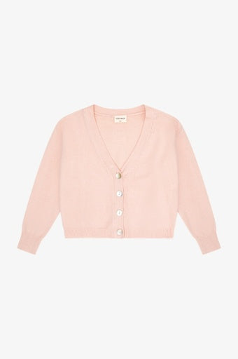 V NECK BUTTON DOWN CARDIGAN (girls)