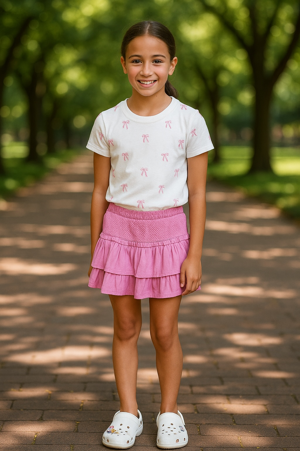 Katie J GIRLS Dominique Skort PINK