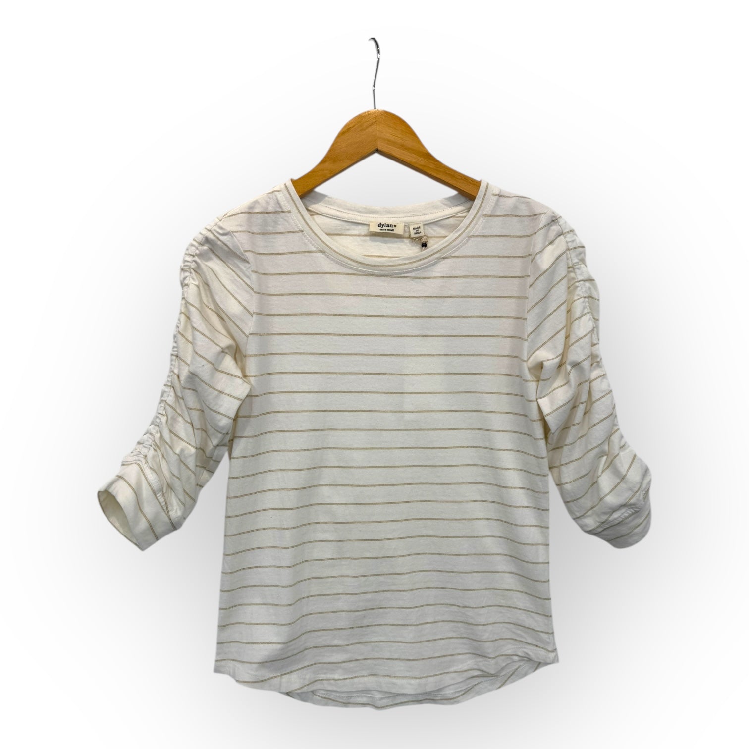 STRIPE Cotton Slub Julia Knit Top