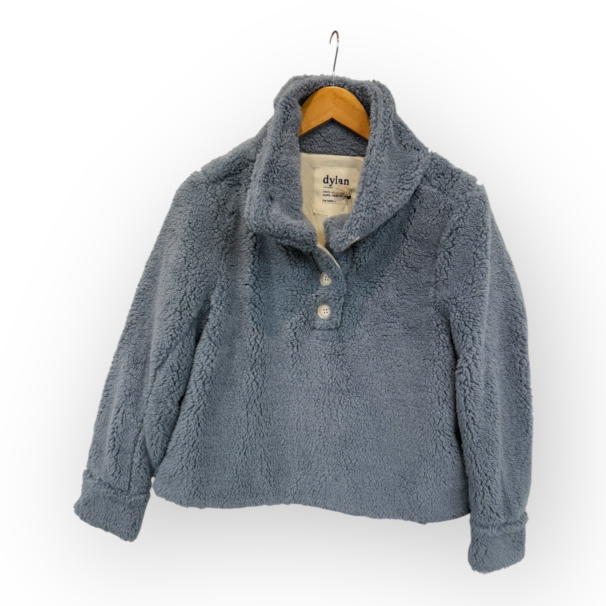 Dylan Emerson Fleece Pullover - DENIM
