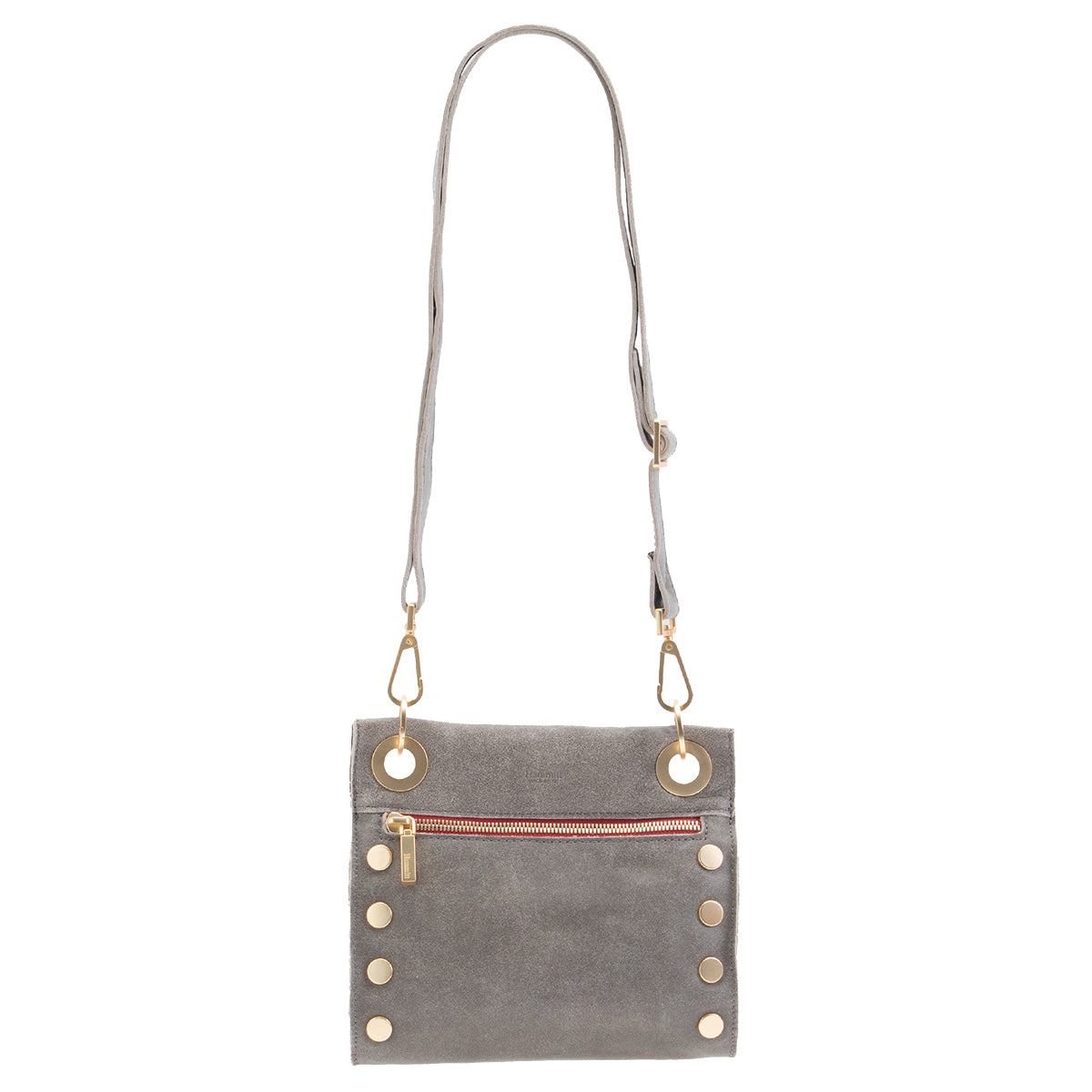 Tony Bag - Pewter/Gold Red