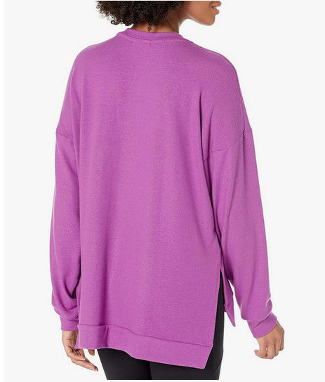 BY Long Weekend Lounge Pullover PLUM