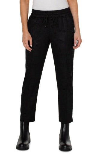 Drawstring Pull on Ankle Trouser