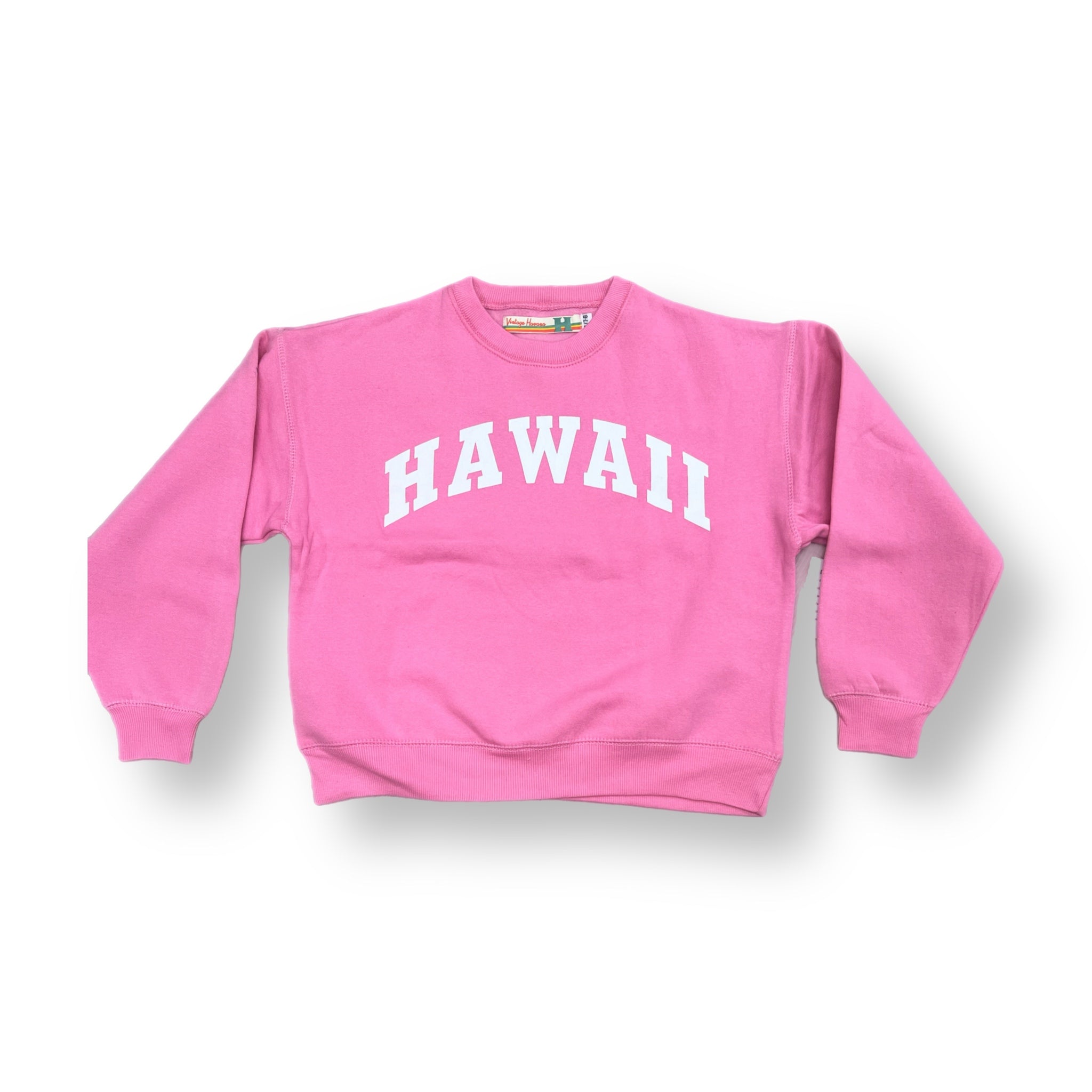 VINTAGE HAVANA Hawaii Crew Pullover PINK