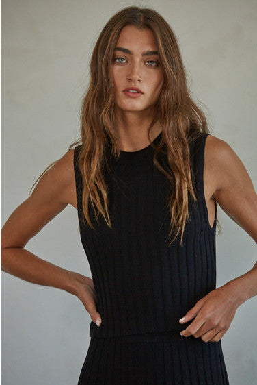 By Together - Sydney S/L Rib Top