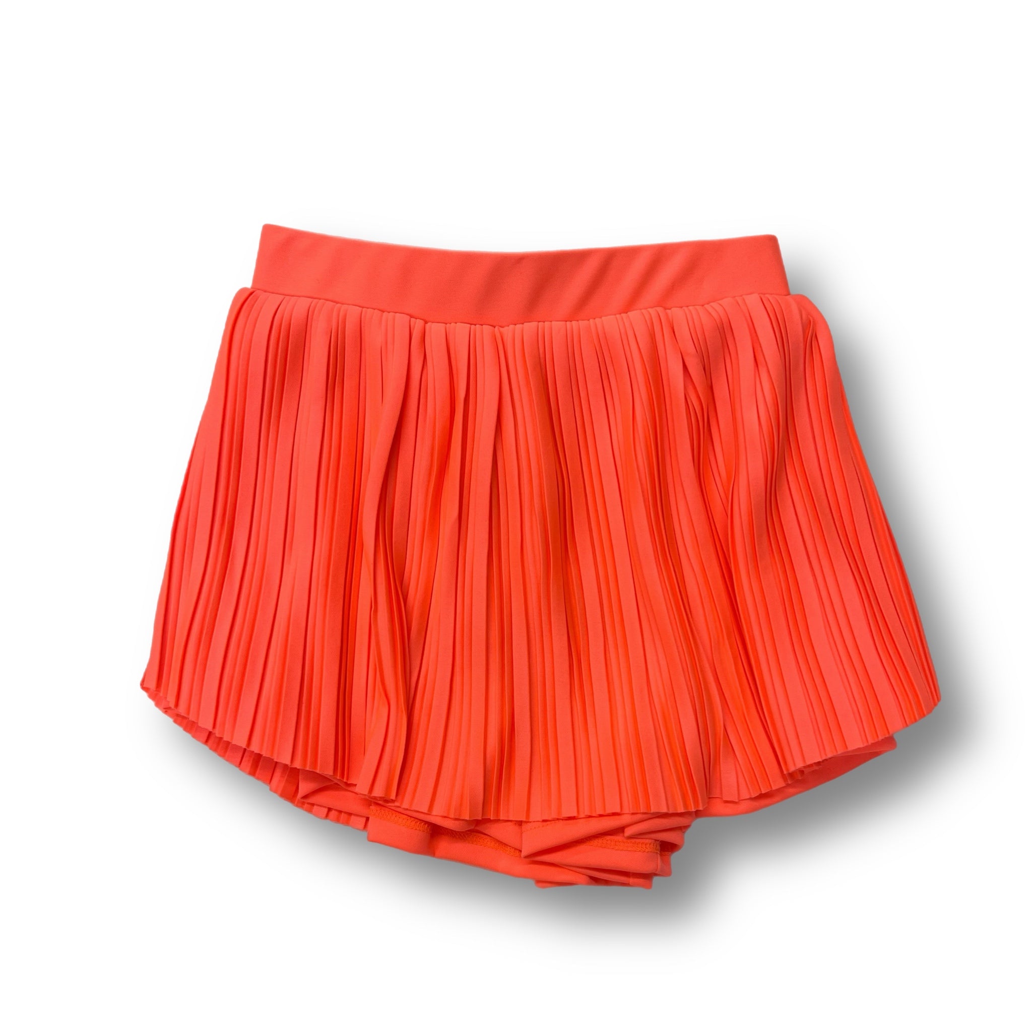 Mia - Girls' Tennis Skort - Neon Orange