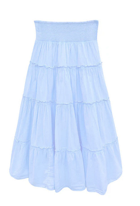 Katie J *JUNIOR* Meadow Maxi Skirt BABY BLUE