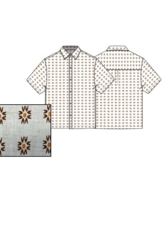 printed short sleeve shirt