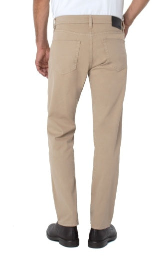 regent relaxed straight jean 32in inseam KHAKI