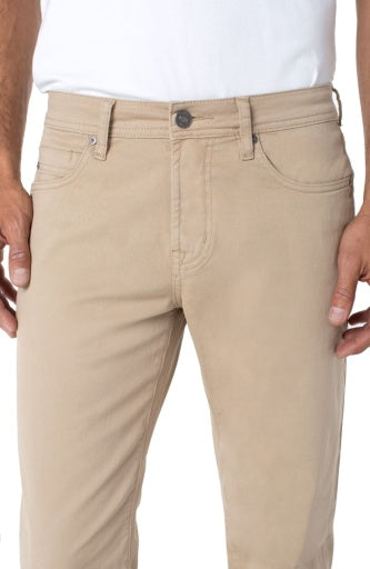 regent relaxed straight jean 32in inseam KHAKI